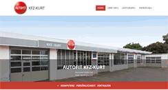 Desktop Screenshot of kfz-kurt.de
