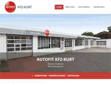 Tablet Screenshot of kfz-kurt.de